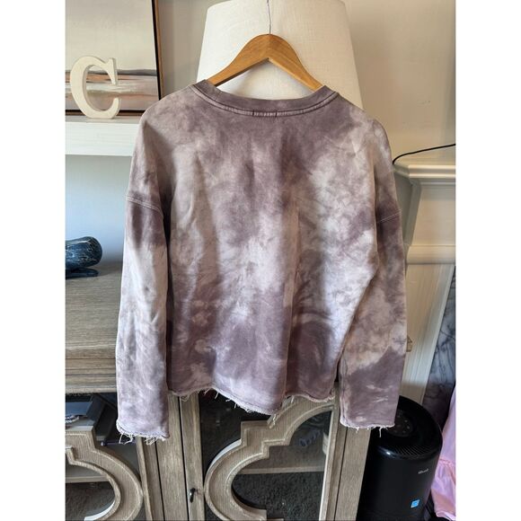 ATM Anthony Thomas Melillo Purple Tie Dye Crewneck Sweater Size Small - Picture 6 of 11